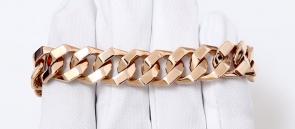 Золотой браслет ЮЗ Корона К1-FBLK 341 фото